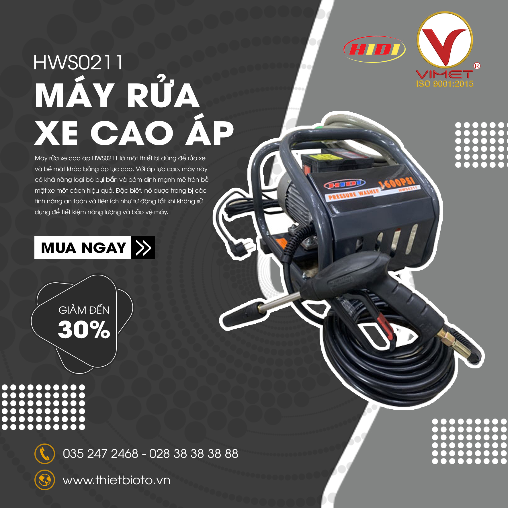 Đón Mùa Hè Cực Sốc: Khuyến Mãi Giảm Giá Máy Rửa Xe Cao Áp Tháng 4!