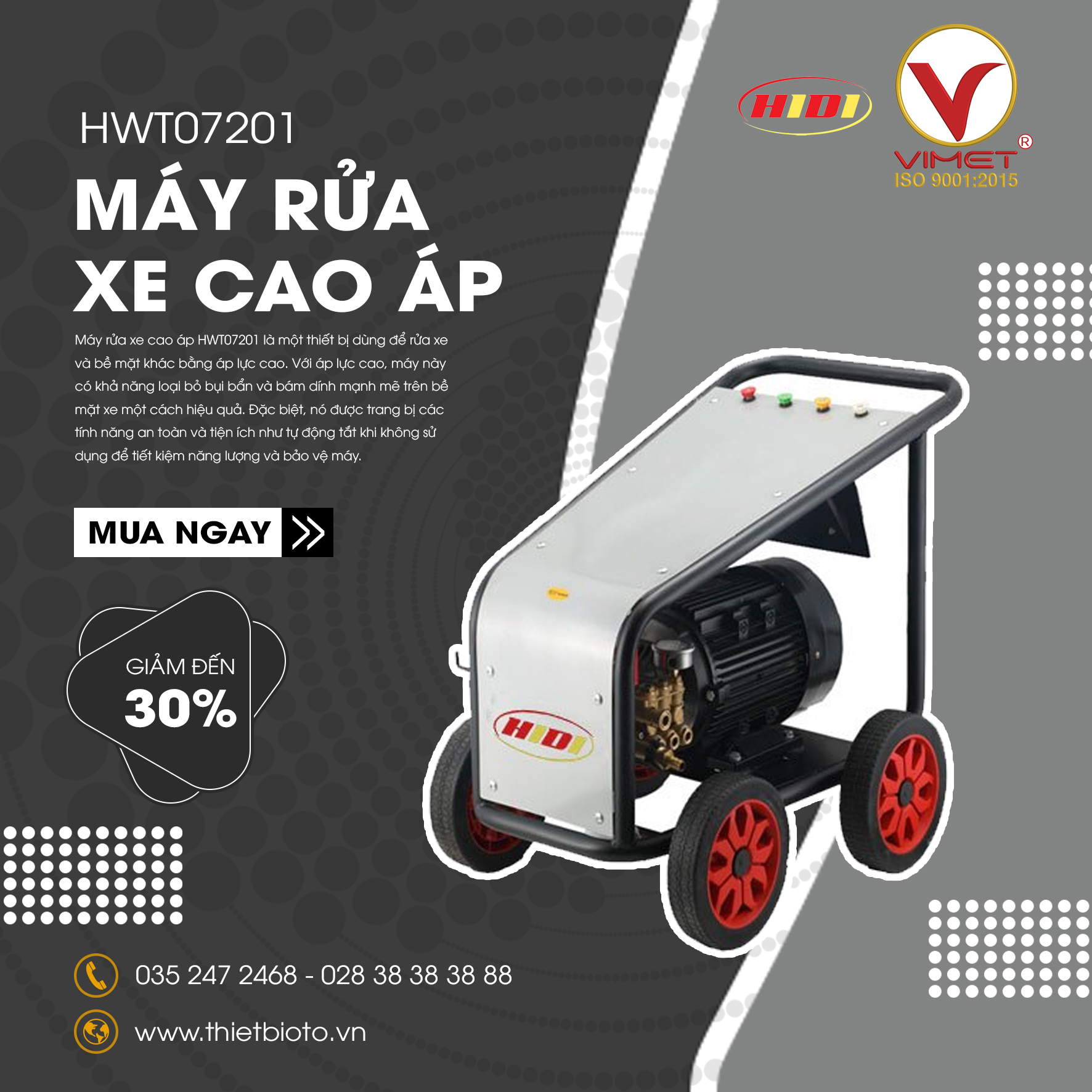 Đón Mùa Hè Cực Sốc: Khuyến Mãi Giảm Giá Máy Rửa Xe Cao Áp Tháng 4!
