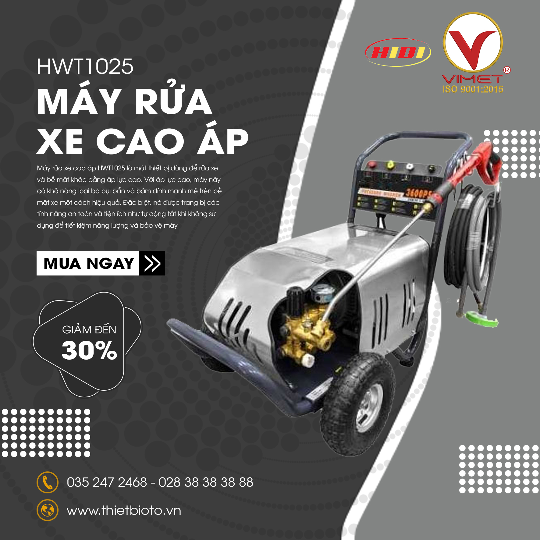 Đón Mùa Hè Cực Sốc: Khuyến Mãi Giảm Giá Máy Rửa Xe Cao Áp Tháng 4!